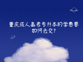 重庆成考网 重庆成考专升本的学费