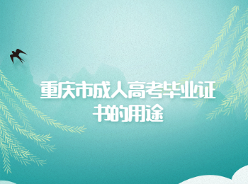重庆市成人高考毕业证书