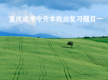 重庆成考专升本政治