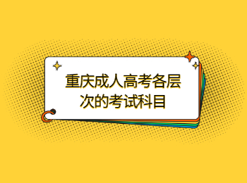 重庆成人高考考试科目