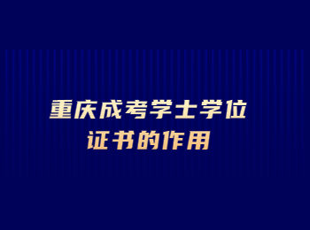 重庆成考学士学位证书